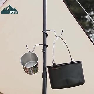 DTW Thép Không Gỉ Giá Đỡ Đèn Móc Di Động Lều Cực Đèn Móc Treo Và Câu Cá Đèn Lồng Móc Treo Ngoài Trời Cắm Trại Dụng Cụ Thể Thao