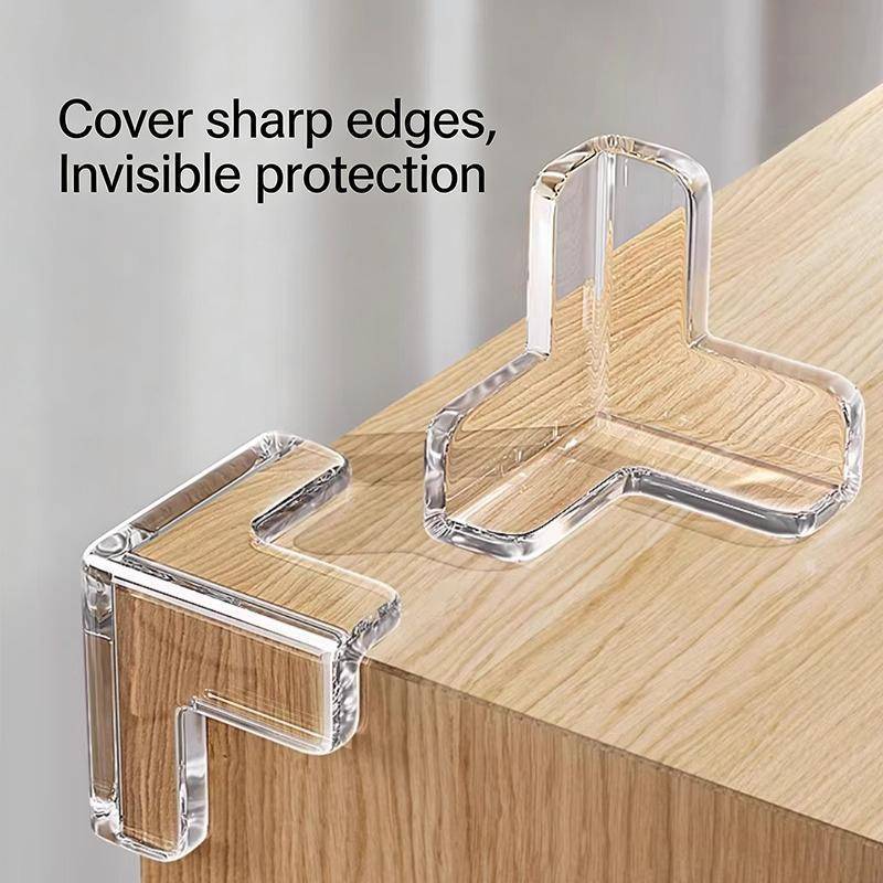 JRP 4 Miếng Silicon Bảo Vệ Góc Bàn An Toàn Cho Bé Cạnh Bảo Vệ Đệm Nội Thất Cản Cho Phòng Trẻ Em JRP