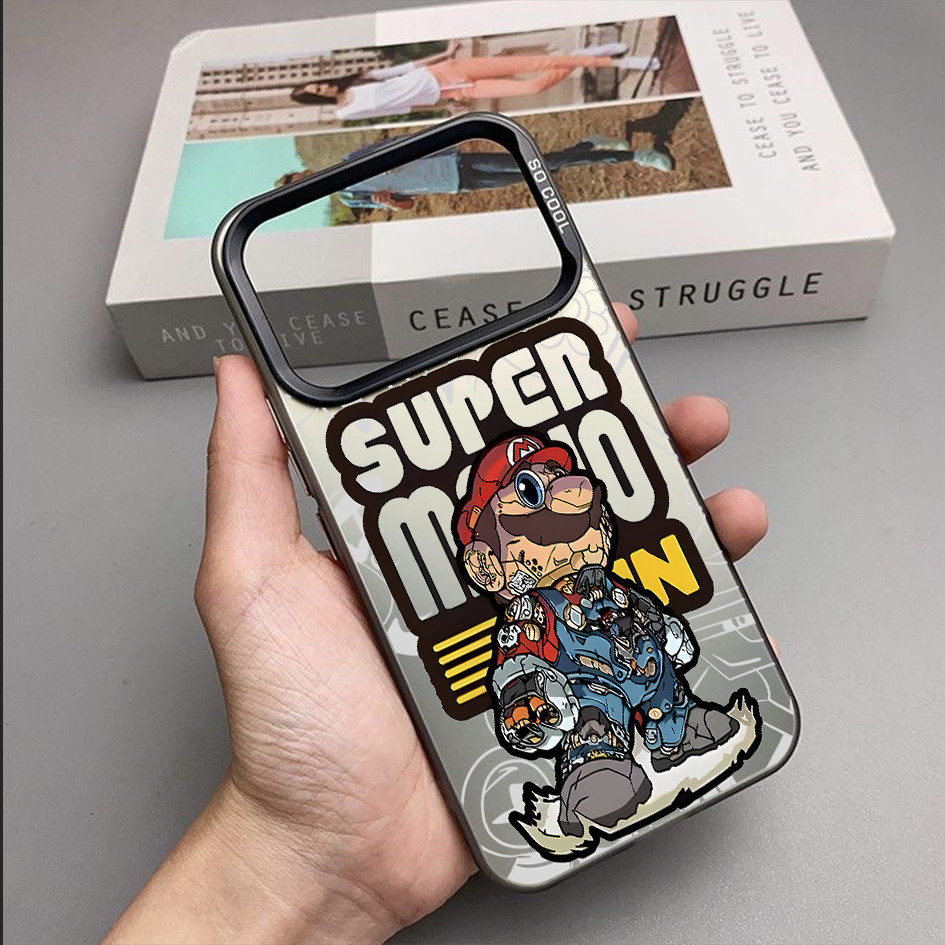 Dành cho Redmi Turbo 5 Max / Turbo 4 Pro / POCO X8 Pro X7 X6 F8 F7 "Super Mario" Vỏ điện thoại viền mềm lưng cứng / Note 15 Pro Mi 15T 14T K90 Pro Vỏ Redmi chống sốc