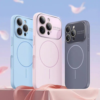 Auto Focus Luxury Business Matte Liquid Silicone Phone Case Cho iPhone 16 15 14 13 17 Pro Max Ốp Bảo Vệ Ống Kính Chống Sốc Tương Thích Với Từ Tính