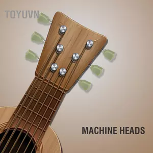 Toyuvn Đầu máy Dễ dàng cài đặt Bộ chỉnh dây Chống rỉ cho Đàn Guitar Điện Dân gian