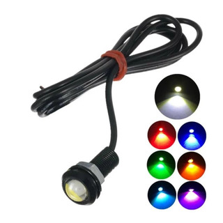 【23mm】1 đôi Đèn LED tín hiệu kiểu mắt chim ưng 12v 23mm dành cho chạy xe máy vào buổi sáng