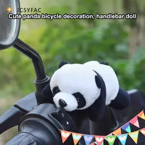 JCSYFAC Gấu Trúc Xe Đạp Mặt Dây Chuyền Trang Trí Sáng Tạo Dễ Thương Xe Đạp Phụ Kiện Cho Xe Đạp Đường Bộ Xe Đạp Leo Núi Quà Tặng Ý Tưởng Mới