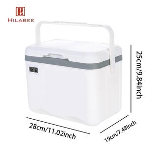 Hộp làm mát cách nhiệt HILABEE có màn hình hiển thị nhiệt độ 6L cho du lịch thương mại trên bãi biển