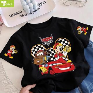 COD✅ (Hồ Chí Minh)Kids T Mall Áo phông tay ngắn In hình hoạt hình Áo Kiểu rộng và ấn tượng Trẻ em thời trang #VN240