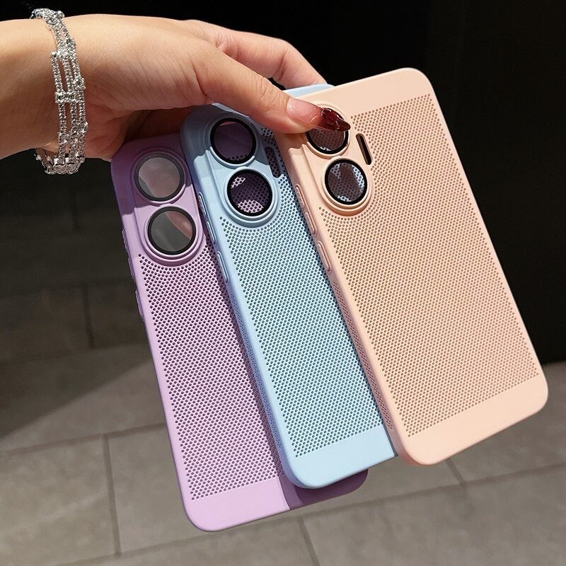 Mimi Giảm Giá Cho Redmi Turbo 5 Max 4 Pro / Poco X8 Pro Max F7 F8 Pro / Ultra Honeycomb Lưới Tản Nhiệt Vỏ Điện Thoại Siêu Mỏng Chống Rơi Kính Bảo Vệ Ống Kính