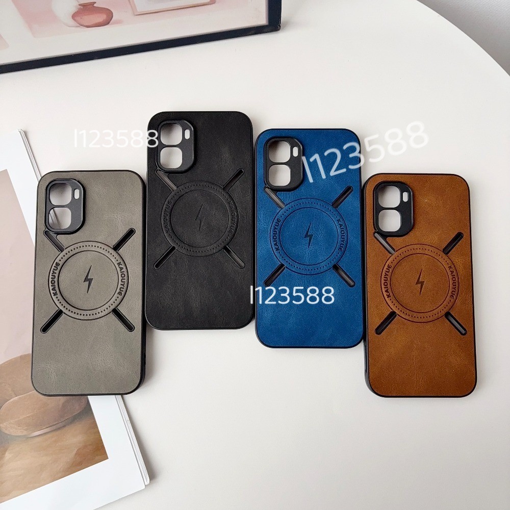 Ốp điện thoại Từ Tính Cho Infinix GT 50 Pro GT50Pro 5G 2026 Infinix GT50 Pro Napa-textured PU Silicone Da Ốp điện thoại Chống Sốc
