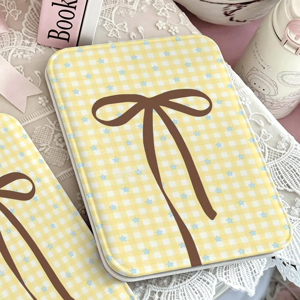 Dải ruy băng ô vuông Tiện lợi cho làm đẹp & du lịch Gương gấp đa năng, gọn nhẹ