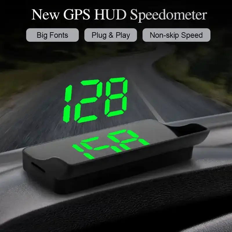 Đa Năng GPS BDS Chế Độ Kép HUD Đồng Hồ Tốc Độ Kỹ Thuật Số Kính Chắn Gió Đầu Lên Màn Hình Hiển Thị Tốc Độ Phông Chữ Lớn Cắm Và Chạy USB Chạy Dễ Dàng Lắp Đặt Cảnh Báo Quá Tốc Cho Tất Cả Xe
