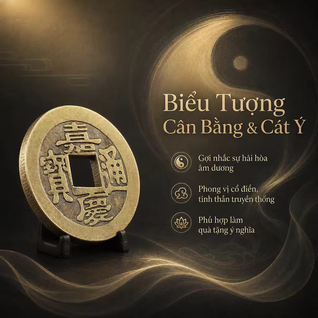 [COD] 20/50 Đồng Xu Cổ Âm Dương Ngũ Đế - Để Bàn Thờ, Cầu May Mắn, Hút Lộc, Hành Kim Chuẩn Phong Thủy