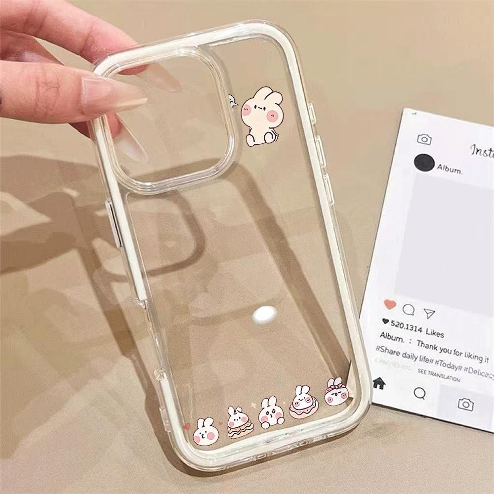 Đoàn thỏ  thỏ nhỏnPhù hợp với ốp điện thoại iPhone 16/14/15/12 Pro/3 trong một