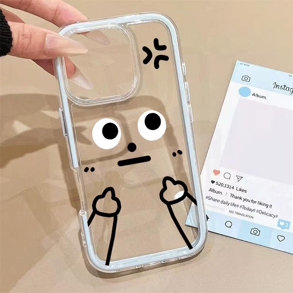 Hình biểu cảm tức giậnPhù hợp với ốp điện thoại iPhone 16/14/15/12 Pro/3 trong một