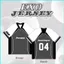 SY3 EXO BAEK HYUN số 04 KPOP jersey dạo phố Vải Cosplay 3D mùa hè Áo thun ngắn tay Anime YS3