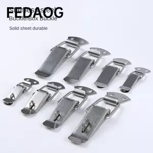 Khóa lò xo FEDAOG, Khóa chốt chuyển đổi bằng thép không gỉ an ninh, Phần cứng Đa chức năng chống trộm Duck Billed Buckles Hộp công cụ
