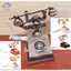 HFTOY 1 / 12 Nội thất nhà búp bê Thu nhỏ Điện thoại cổ điển Điện thoại cổ điển để bán buôn quà tặng ~