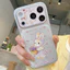 Ốp lưng iPhone họa tiết thỏ Ốp máy ảnh da mềm cao cấp - iPhone 7/8/X/XS/XR/11/12/13/14/15/16/17/Plus/Air/Pro/Max