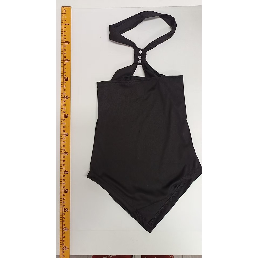 Milyfashion Áo Croptop Y2K Gợi Cảm, Dáng Ôm Dài Dây Cổ, Phù Hợp Mùa Hè