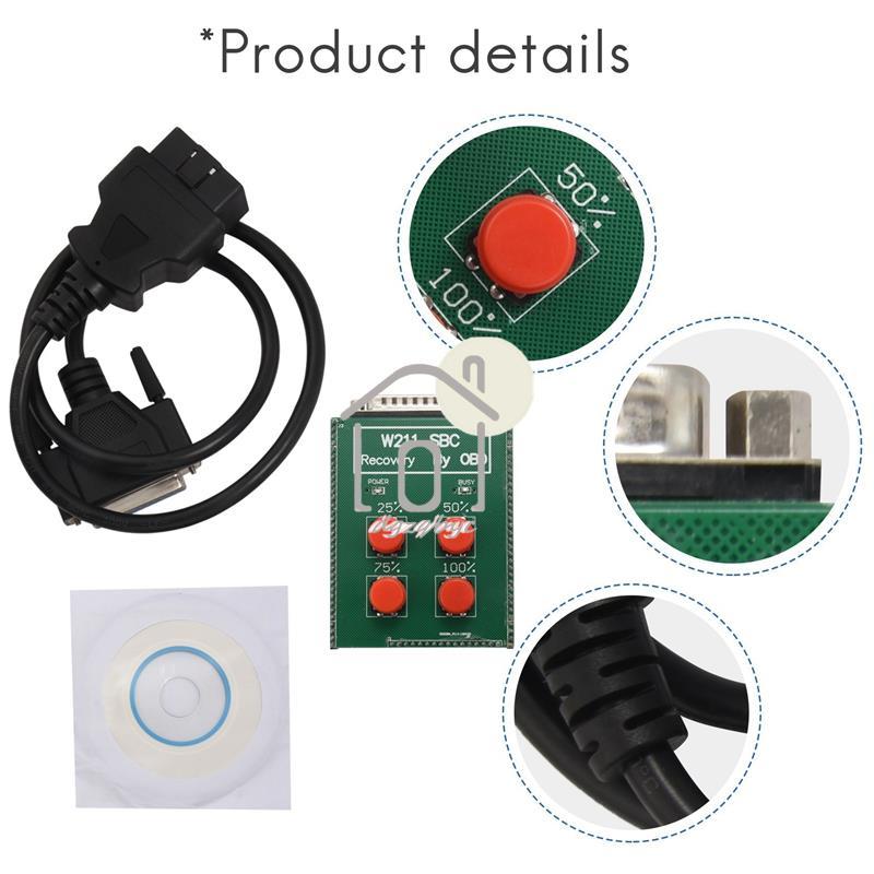 Cho OBD W211 R230 ABS Công Cụ Sửa Chữa Mã C249F Công Cụ Đặt Lại Cho Be -Nz
