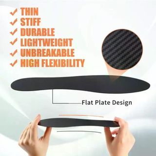 [Còn hàng] 1 Cặp Đế Lót Bằng Sợi Carbon, Tấm Cứng Hỗ Trợ Chèn Chân Đế Đế Giày, Chất Liệu Sợi Carbon Cao Cấp Siêu Mỏng Morton Nối Dài Đế Giày Chỉnh Hình Thể Thao