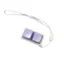 Móc khóa bàn phím IAPPORTUNIA, Giảm căng thẳng 2 phím Fidget Móc khóa, DIY Pass The Time Nút Mini Keycap dành cho người lớn Trẻ em