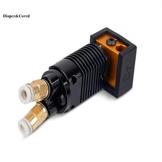DIAPER & CORED 1 Mảnh Kim Loại Hai Màu Nóng Đùn Báo Chí Cho Máy IN 3D 2 TRONG 1 OUT Hotend Dualcolor Cho CR-10 Series Creality Ender 3 YTH