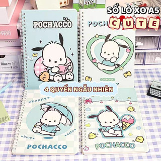 Sổ Lò Xo Hoạt Hình A5 60 Trang vở kẻ ngang– Vở Ghi Chép Cute Dễ Thương, Thích Hợp Học Sinh Sinh Viên