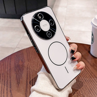 Dành Cho Honor X9d X9C Smart 5G Vỏ Điện Thoại Vòng Mỏng Ống Kính Sạc Từ Tính Bao Gồm Tất Cả Vỏ Bảo Vệ