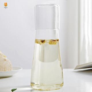 Bộ Carafe Nước Đầu Giường Trong Suốt Bình Nước Thủy Tinh Cao-Borosilicate Dày Thích Hợp Cho Phòng Ngủ Đầu Giường