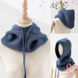 Mũ Balaclava NCE dệt kim ấm áp dành cho nữ, phù hợp đi ngoài trời