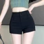 Đen Phù Hợp Với Quần Short Nữ 2024 Nhỏ Bên Ngoài Mặc Cao Cấp Ôm Hơn Nhìn Chữ a Hot Girl Quần Short Thường Ngày 5.12