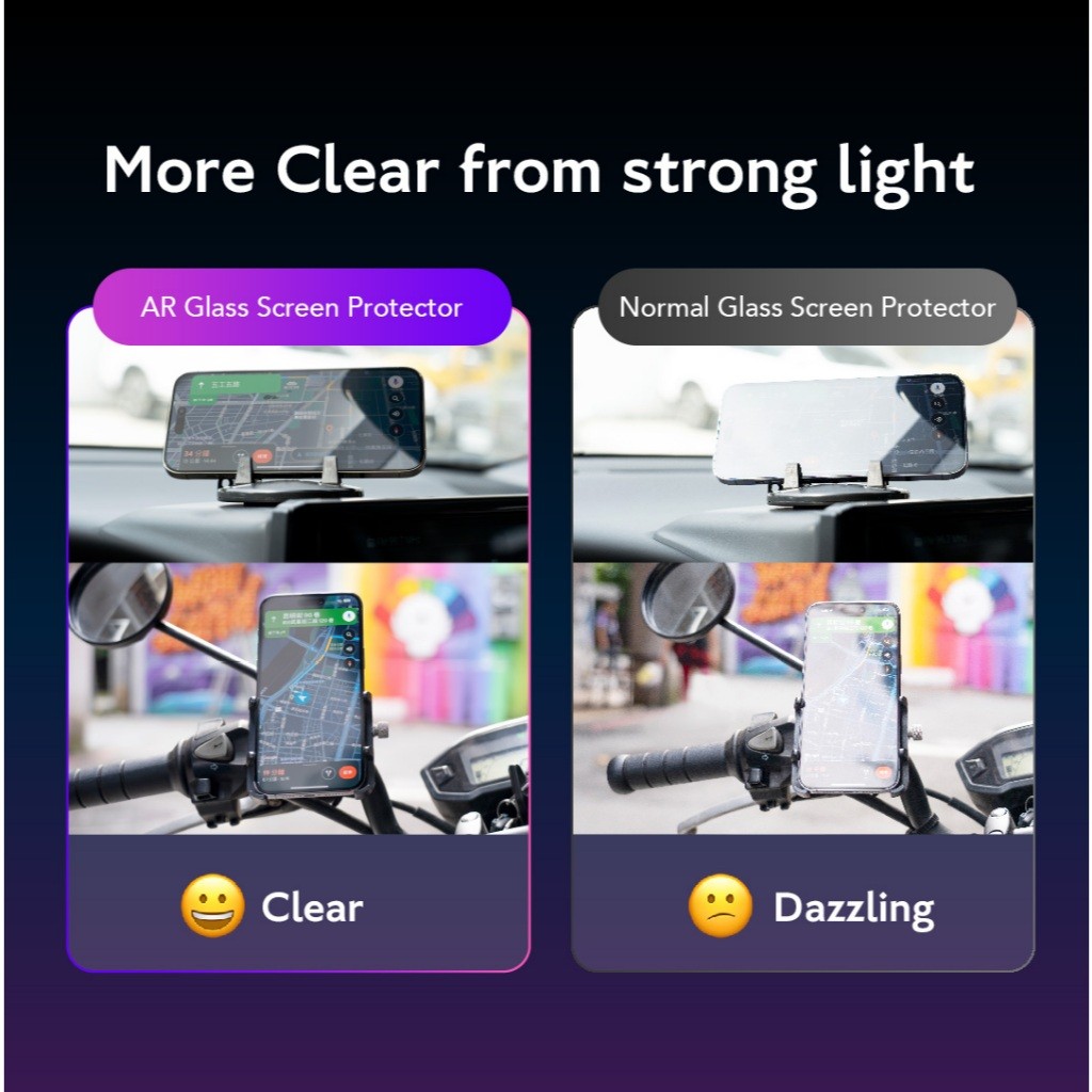 [Chính Hãng] Kính Cường Lực Chống Chói Hoda 3D Anti-Reflection Full Màn IP 18/16/17 Pro Max - Khung Tự Lấy Bụi Dust-Free