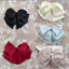 Satin Nơ Bud Móng Vuốt Kẹp Tóc Đuôi Ngựa Cao Tập Tóc Nữ Thời Trang Thanh Lịch Bun Phụ Kiện Tóc