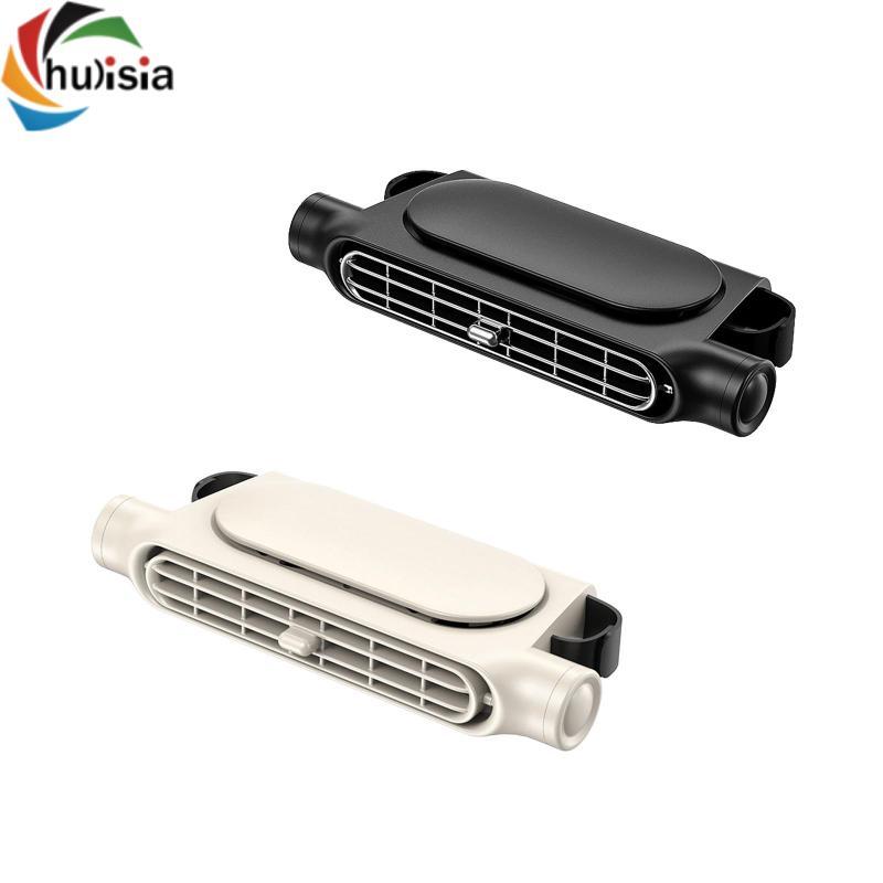 Quạt ghế sau ô tô Máy làm mát không khí điện 3 tốc độ có thể điều chỉnh với USB Type C Thiết kế có thể điều chỉnh để sử dụng riêng tư