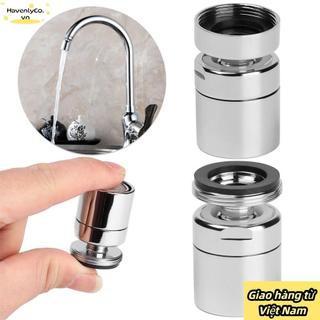 [Vận chuyển nhanh] Vòi phun HAVENLYCO Đầu nối máy trộn bồn rửa nhà bếp Tiết kiệm nước Máy sục khí 360 độ