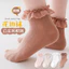 Tất Cho Bé Ren Thoáng Khí Tất Trẻ Em Mỏng Lược Cotton Bé Gái Tất Công Chúa Khiêu Vũ Tất Ren Tất
