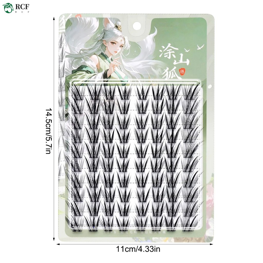 Lông mi giả kiểu Fox C Curl Lông mi sợi tổng hợp nhẹ tự nhiên