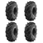 4 62 * 21mm Siêu Mềm Dính 1.0 Bánh Xe Lốp Bùn Cho TRX4M 1 / 18 1 / 24 RC Bánh Xích Trục SCX24 FMS FCX24 RC Xe Nâng Cấp Một Phần