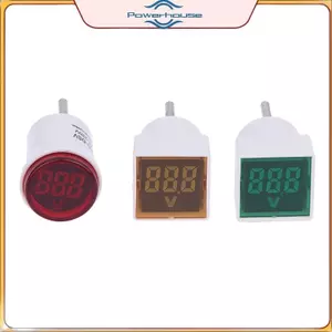 Điện áp kỹ thuật số POWER Square Chỉ ra Máy kiểm tra mạch gia đình AC220V / 230V Cài đặt đơn giản Đồng hồ đo điện áp AC tại nhà đa năng.