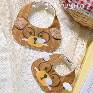 Lumiao Thú Cưng Nước Bọt Khăn Dễ Thương Piggy Yếm Mèo Yếm Chó Nhỏ Ảnh Trang Trí Quà Tặng Sinh Nhật Trang Trí
