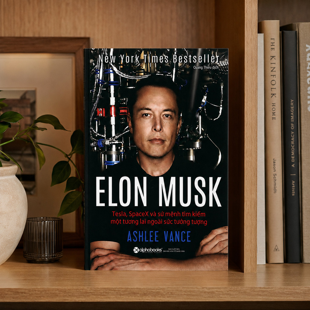 Sách - Elon Musk Tesla, SpaceX Và Sứ Mệnh Tìm Kiếm Một Tương Lai Ngoài Sức Tưởng Tượng (Alpha Books)