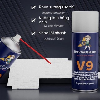 Blue Rui V9 chất dò lỗi chuyên nghiệp tìm điểm ngắn mạch, dò rò rỉ cực hiệu quả Test chập, Không để lại cặn