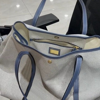 Túi tote đơn giản thông thường bằng vải canvas đa năng hàng ngày