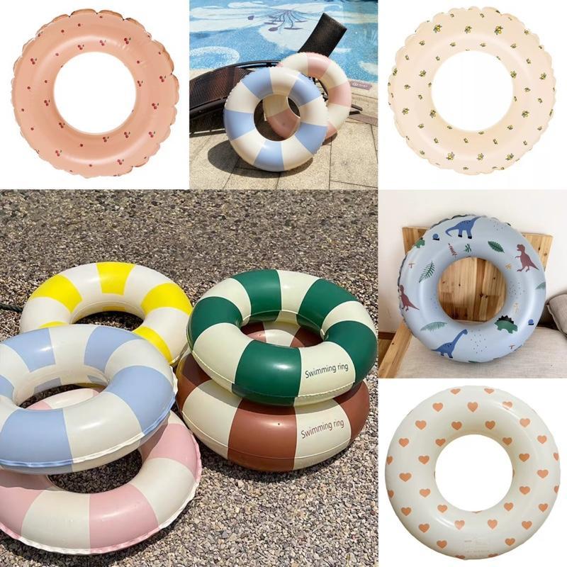 Phao bơi tròn cho nhiều lứa tuổi, phao bơi trẻ em nhiều hoạ tiết chất liệu PVC cao cấp đi biển, đi bơi