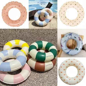 Phao bơi tròn cho nhiều lứa tuổi, phao bơi trẻ em nhiều hoạ tiết chất liệu PVC cao cấp đi biển, đi bơi