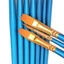 GETVOW 20 Chiếc Bàn Chải Sơn Xanh, Nhiều Kích Thước Đầu Cực Xanh Bàn Chải Nghệ Thuật Cực Gỗ, Sợi nylon Cao Cấp Tay Cầm Gỗ Vẽ Đường Mịn Có Thể Vẽ Bàn Chải Dây Nylon