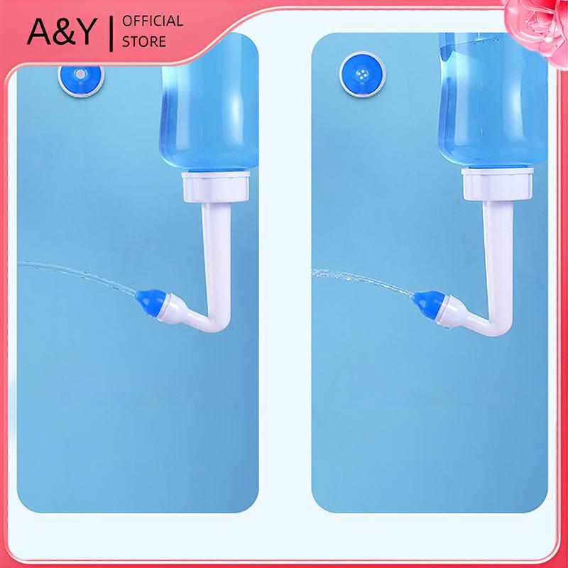 A & Y Người Lớn Trẻ Em Nước Rửa Mũi Bảo Vệ Mũi Làm Sạch Dưỡng Ẩm Trẻ Em Người Lớn Tránh Dị Ứng Viêm Mũi Neti Pot 300ml.
