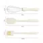Luckyew 3 Bộ Nướng Bánh Thực Phẩm Silicon Chịu Nhiệt Kem Cạp Trứng Đánh Mỡ Bàn Chải Nhà Bếp Bánh Nướng Dụng Cụ TQ