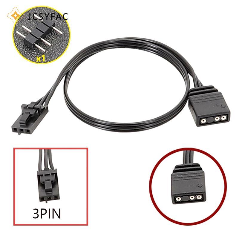 Cáp chuyển đổi JCSYFAC cho Corsair RGB sang tiêu chuẩn ARGB 4Pin 3Pin Đầu nối bộ chuyển đổi tàu cướp biển Bộ điều khiển Bộ chuyển đổi dòng QL LL120 ICUE Mới