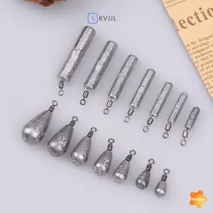 10 Cái / lốc Trọng Lượng Câu Cá Chìm 3.5g 5g 7g 10g 14g Mồi Mềm Chìm Bass Câu Chuyện Câu Cá Phụ Kiện Dòng Chìm Móc Kết Nối Mới