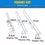 Giá đỡ thanh biển Thanh đúc cắm đất 30 / 37 / 47cm Giá đỡ cần câu ngoài trời đơn giản Giá đỡ cần câu đôi Vòng tròn mặt đất mới